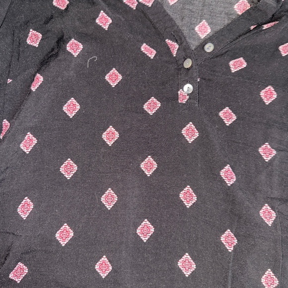 Express Printed Long-Sleeve Blouse — Women’s Medium - Picture 3 of 3